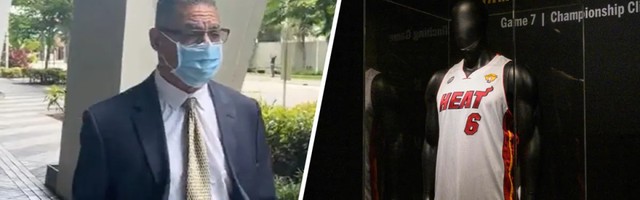 曾贱卖詹姆斯球衣！热火安保盗窃案宣判：3年监禁+赔偿190万美元